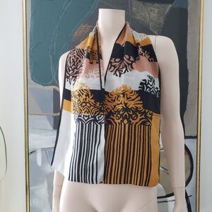 Lanvin | Long Multicoloured Silk Scarf